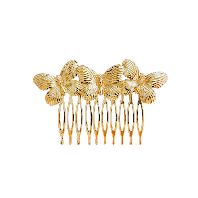 Wholesale vintage diamond hu'die hair comb pearl hairpin